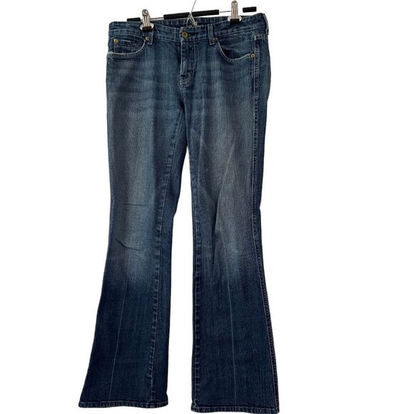 7 For All Mankind A Pocket Flare Bootcut Jeans Women's Size 30 - Picture 3 of 12